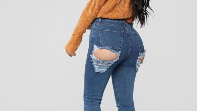 What do you think about butt ripped jeans?