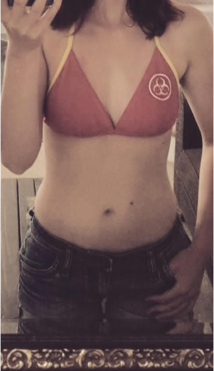 My girlfriend bought a fake belly piercing. she's thinking of getting a real one. But she's not sure what looks better. Piercing or no piercing??
