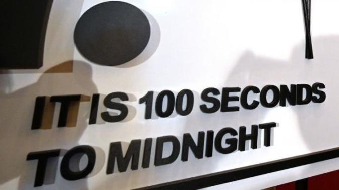 The Doomsday Clock is now set more closely to midnight (a symbol for global annihilation) than ever before. Opinions?