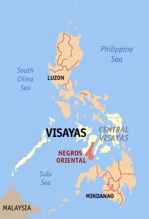 Negros Oriental (red) & Occidental (white)