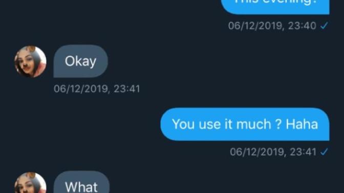 I’m on right and was I a bad texter?