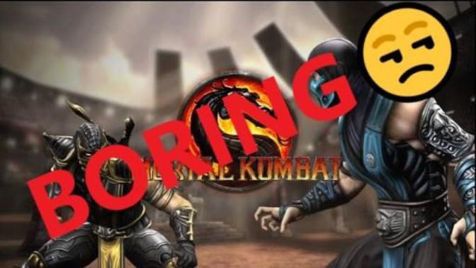 Does anyone else think that Mortal Kombat it BORING (compared to today's games)?