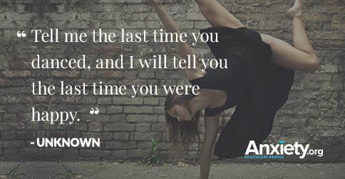Would you or have you used dancing to deal with stress?