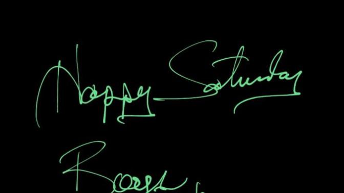 How's your cursive? What do you do more, printing or handwriting?