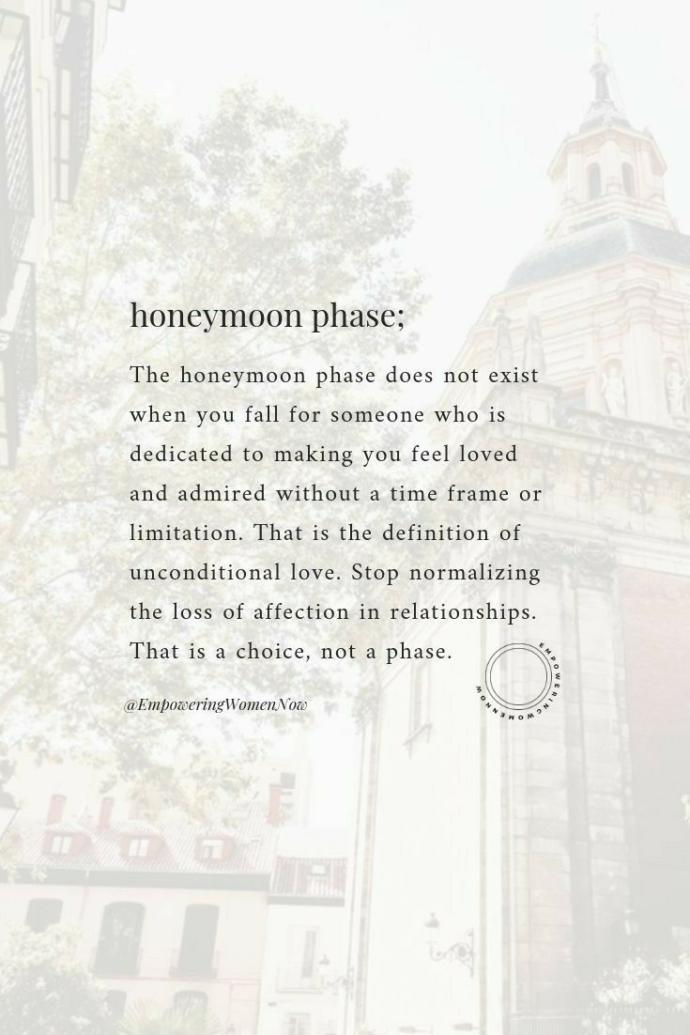 Unpopular opinion: Honeymoon phase doesnt exist. Whats your opinion?
