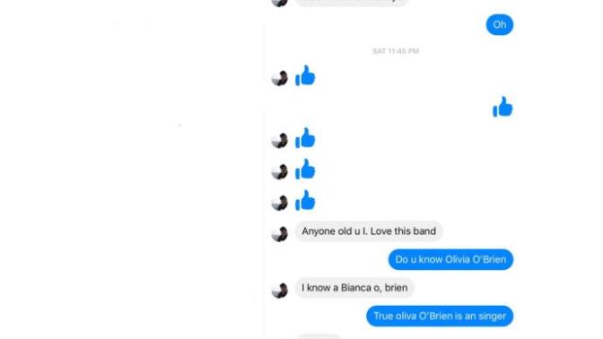 Does he sound like an nice person I should keep talking too?
