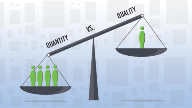 Why do guys prefer quantity over quality reguarding girls?