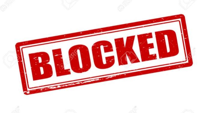 Why some people can't accept when you block them?