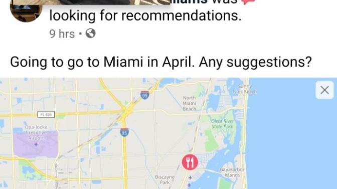Any recommendations for Miami?