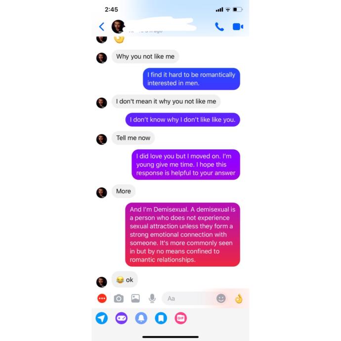 Is he mad about that I don’t like like him?