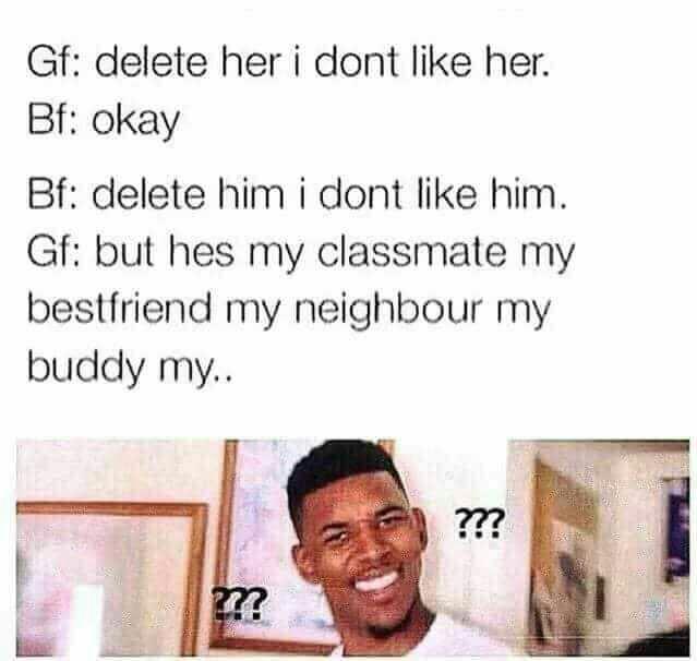 Would you be okay if your significant other adds a female/male coworker on Facebook without you knowing about it?