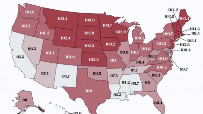 Massachusetts is the state with the highest average IQ, while Mississippi is the lowest. Thoughts?