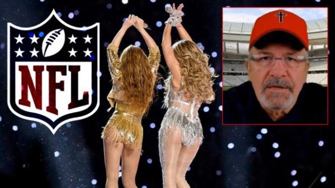 Far-right conservative christian commentator wants to sue NFL for trillions over "pornographic" and "discriminatory" halftime show. Thoughts?