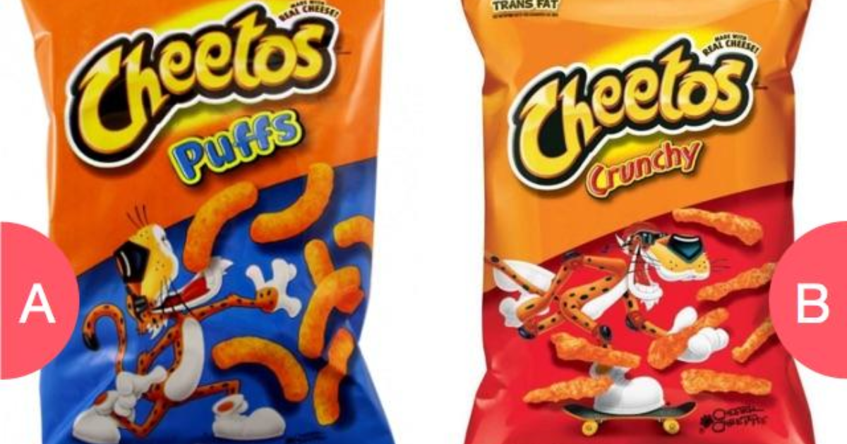 Do you prefer the puffy cheetos or the crunchy cheetos? GirlsAskGuys