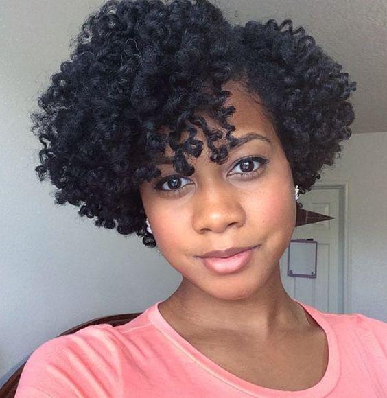 If you were dating a Black woman with natural hair what length afro would you find cute on her? How big do men like afros?