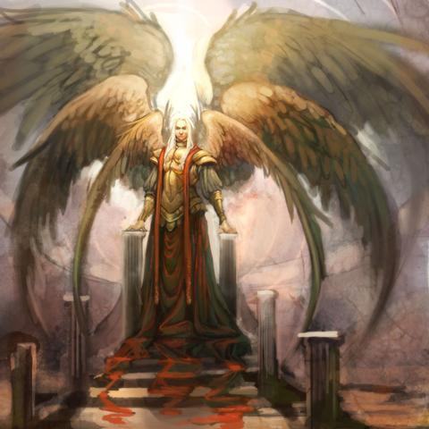 How glorious was the singing done by Lucifer when he was in Heaven?