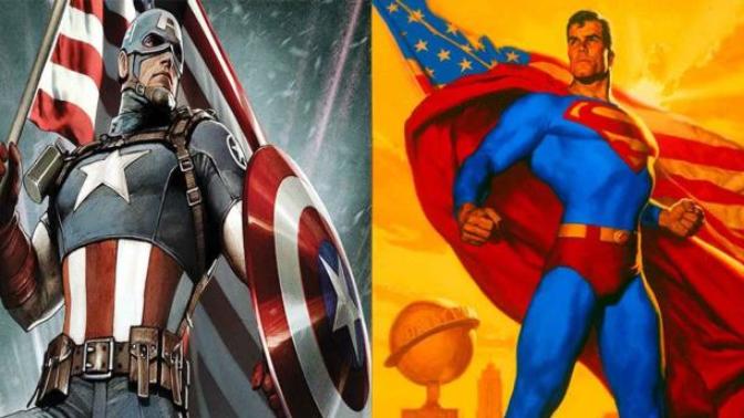 Are all Americans superheroes or are all superheros Americans?
