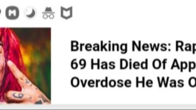 Tekashi 69 has died of Ligma. Thoughts?