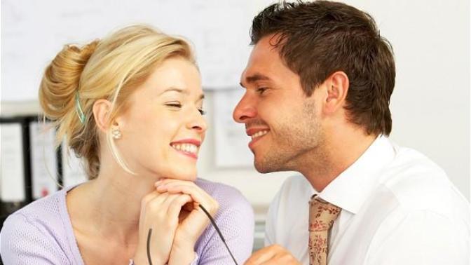 How do I go about relaxing around a guy I like so can flirt better?