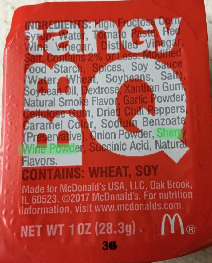 McDonalds: Chicken McNuggets: Out of this list what sauce would you order?