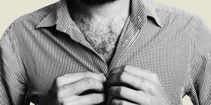 What is the acceptable amount of chest hair to show to a woman on a date meeting?