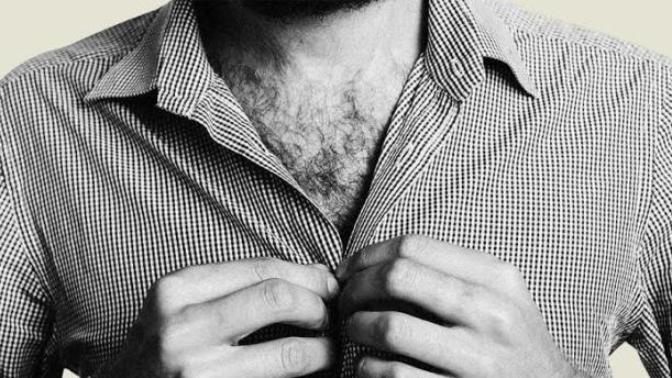 What is the acceptable amount of chest hair to show to a woman on a date meeting?