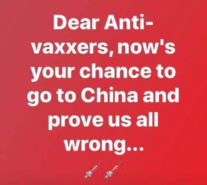 Are you an anti-vaxxer?