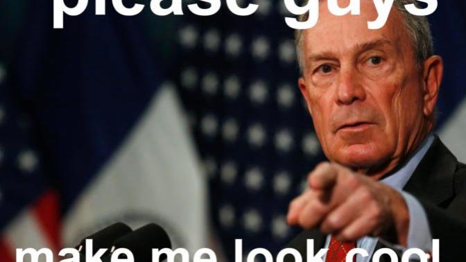 Bloomberg USA boomer politician spends money on memers to "make him look cool" with memes, thoughts?