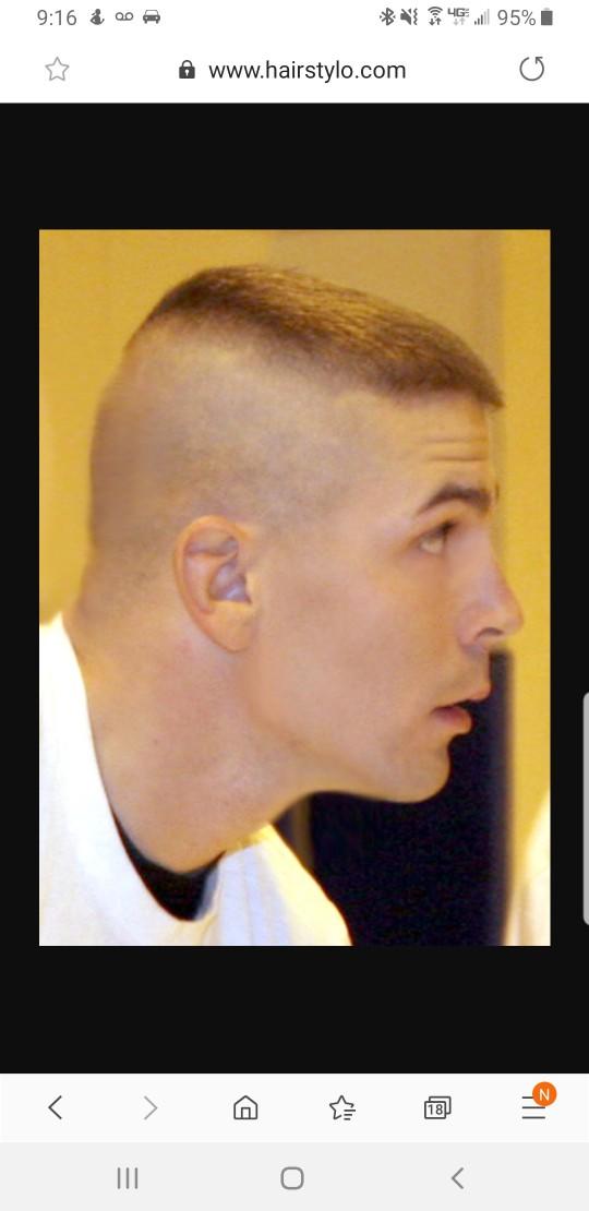 Which hair/facial hair combo?