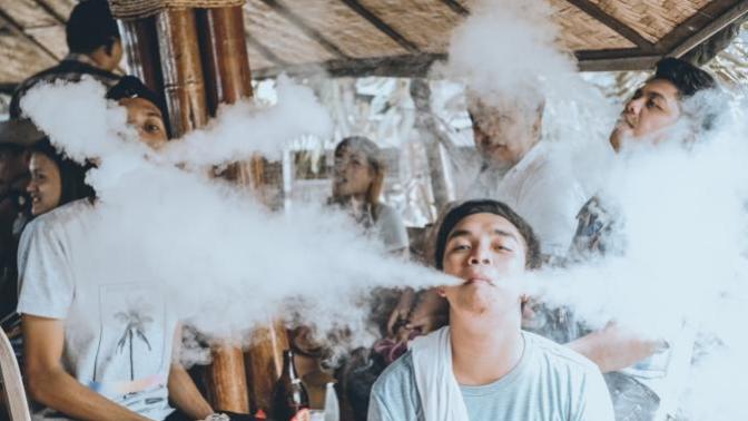 Any advice for a girl who’s boyfriend quit smoking but still let’s his friends smoke around him?