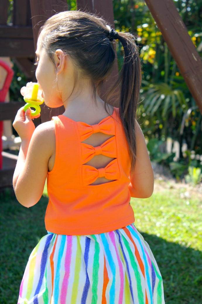 Girls, How old were you when you 1st wore a triple bowtie back shirt?
