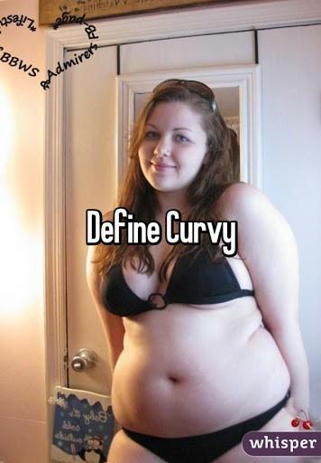 What does curvy mean?