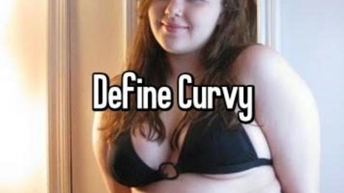 What does curvy mean?