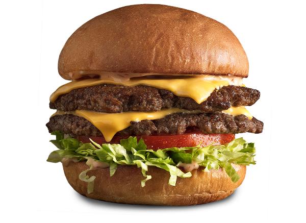 Do you think that advertising double-meat burgers is playing off of subliminal advertising in a sexual way?