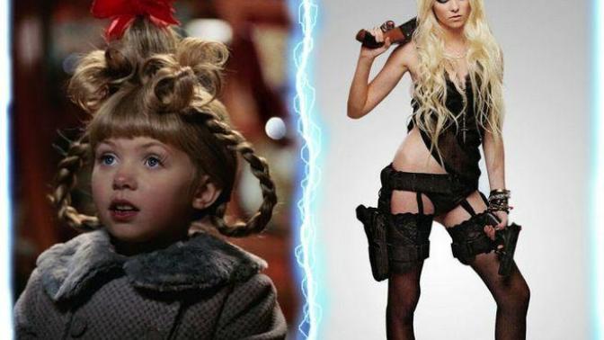 What do you think of the before and after of Cindy lou who and the teletubbies baby?