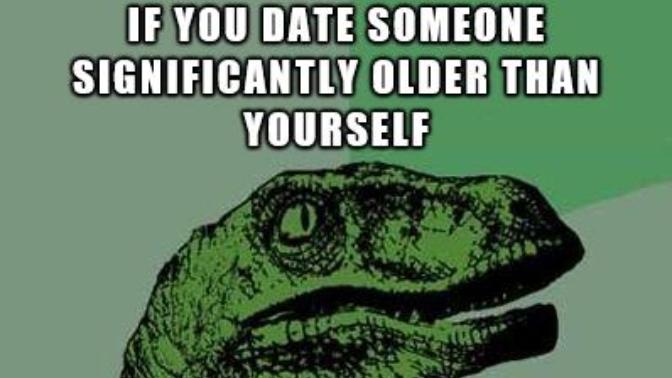 "SIGNIFICANT AGE GAPS"-Society seems to set the standard that one should only date someone close to their own age. Why do you think that is the case?