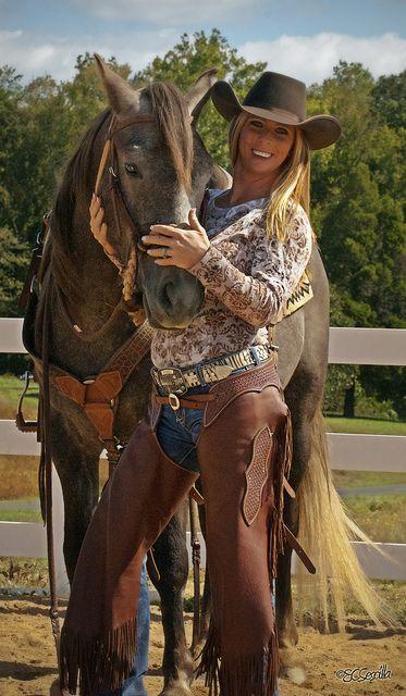 Why do women look so hot and badass in chaps?
