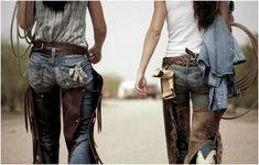 Why do women look so hot and badass in chaps?