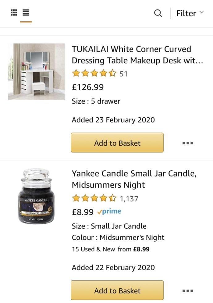 What’s in your Amazon Wish list?