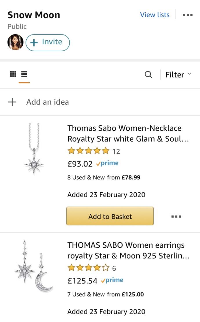 What’s in your Amazon Wish list?