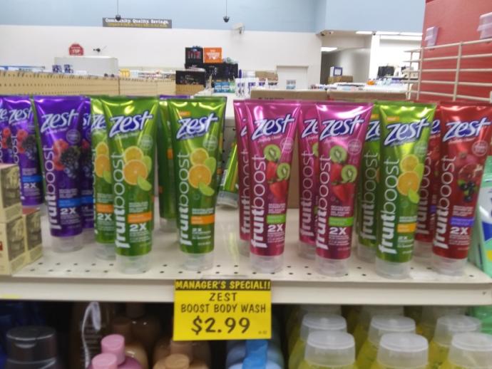 What do you think of this new zest body wash?