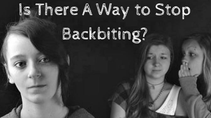 Do you ever get the feeling that someone is talking about you behind your back, AKA: backbiting? How to React When Someone Backbites Me