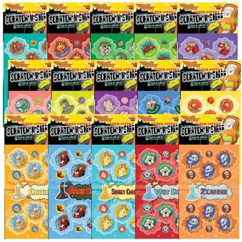 Do you remember scratch and sniff stickers from when you were a kid and what do you think of these stinky versions of them?