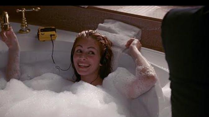 2 gorgeous women, 2 scenes in a tub. Pick one?