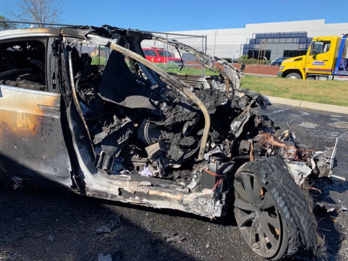 Fiery Tesla Model X crash in Fremont leaves driver injured.