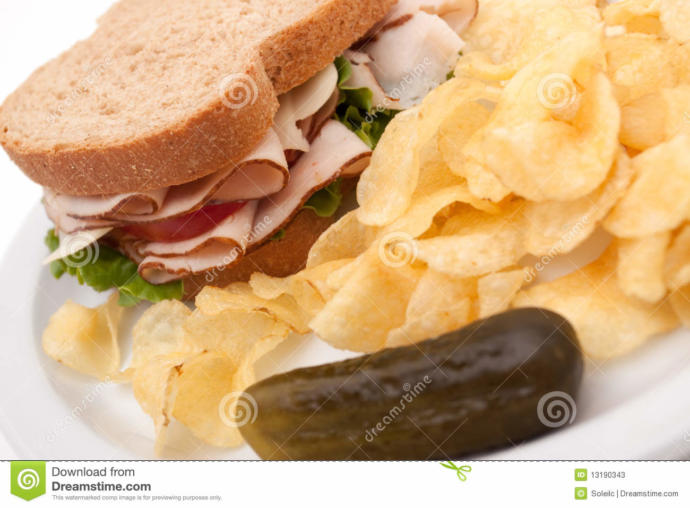 Sandwich and Chips