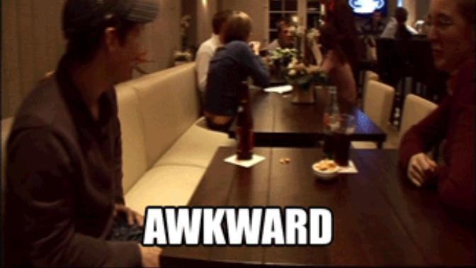 Are you good at filling awkward silences during a first date?