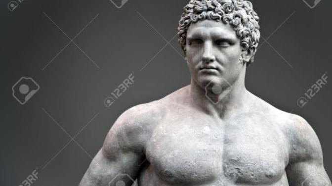Who modeled for Greek statues?