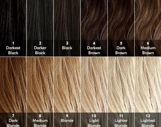 Black, brown, blonde or red hair?