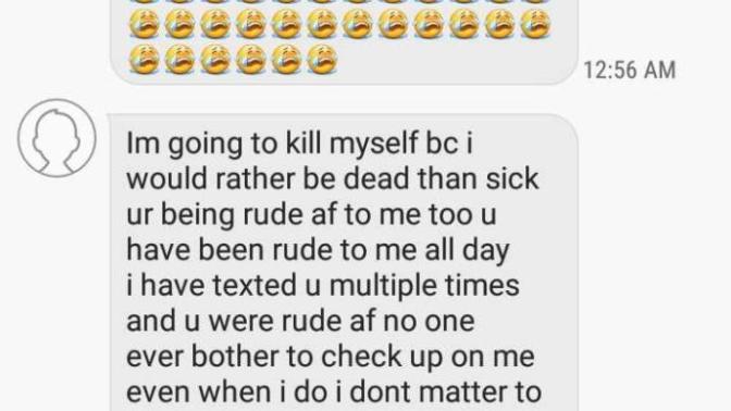 So is she really gonna do it or will I receive another message tomorrow?